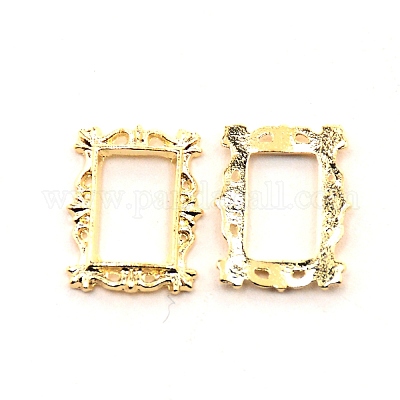 Дизайн фоторамки из сплава для ногтей MRMJ-WH0080-04LG-1