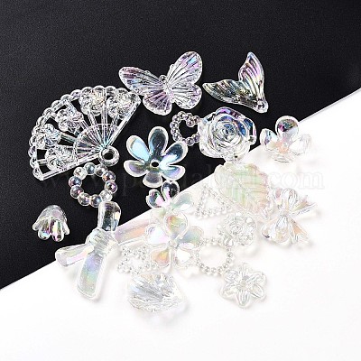 Прозрачные акриловые бусины OACR-N137-73G-1