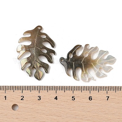 Оболочки губ натуральный черный подвески SHEL-R100-07A-1