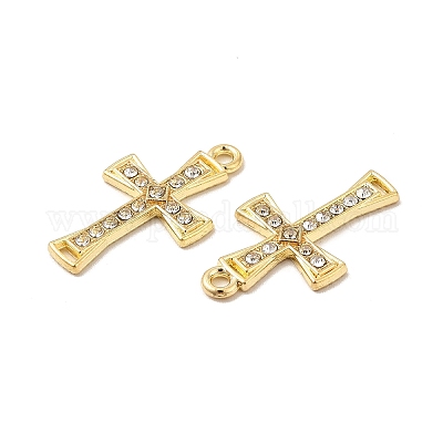 Подвески из сплава с хрустальными стразами&nbsp;ALRI-M019-04G-1