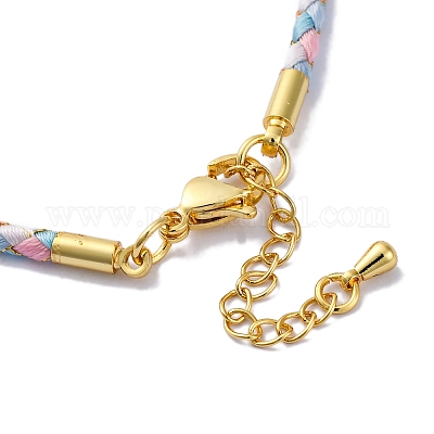 Изготовление плетеных браслетов из полиэфирного шнура MAK-Z003-01G-02-1