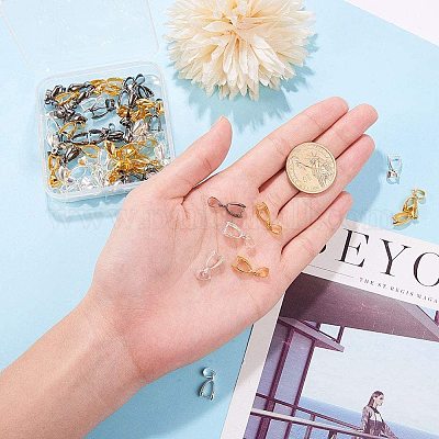 Держатели пончик из латуни KK-PH0036-25-1