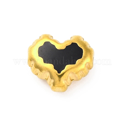 Эмалированные бусины из нержавеющей стали 304 STAS-B085-06G-05-1