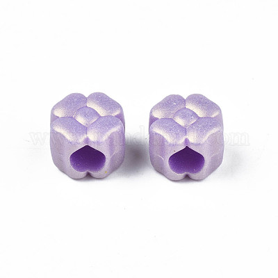 Европейские бусины из матового непрозрачного акрила ACRP-S679-41-1