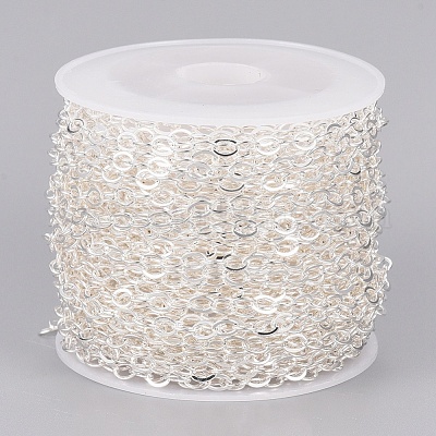 Латунные плоские овальные кабельные цепи X-CHC025Y-S-1