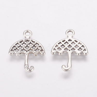 Тибетский стиль зонтик подвески TIBEP-LF1300YKG-AS-FF-1