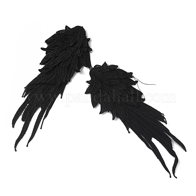 Крылья ангела полиэстер вышивка кружева аппликации DIY-WH0034-42A-1