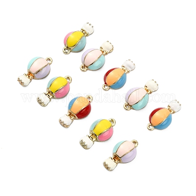 30шт 3 цвета сплава эмалевые подвески ENAM-CJ0002-38-1
