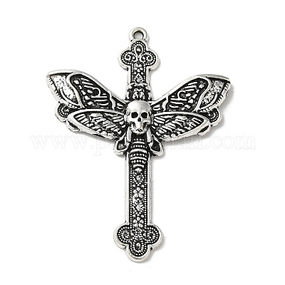 Тибетский сплав стиля большие кулоны TIBE-P002-04AS-1