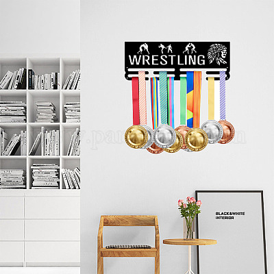 Porte-médaille sport cintre d'affichage cadre rack étagère support
