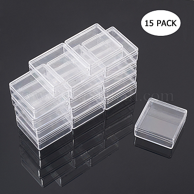Shop BENECREAT 10 Pack High Transparency 2.36x2.36x1.18 Plastic Bead Storage  Containers for Earplugs for Jewelry Making - PandaHall Selected