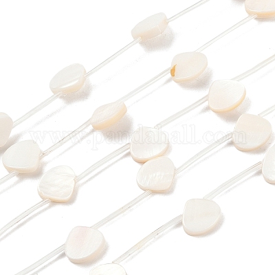 Нити бусин из натуральных пресноводных ракушек SHEL-B005-05-1