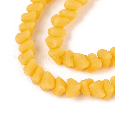 Нити из матовых непрозрачных стеклянных бусин GLAA-N017-4mm-22-1