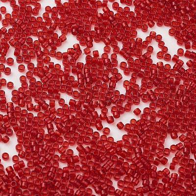 Стеклянные бусины прозрачных цветов SEED-S042-11B-10-1