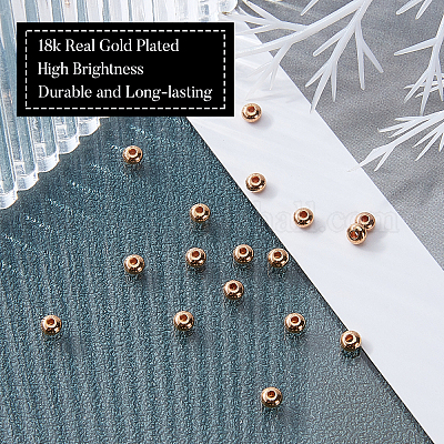 500 шт. Латунные бусины KK-CN0001-29-1