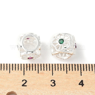 Латунные микропаве с кубическим цирконием KK-U067-01S-1