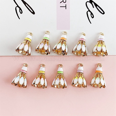 Подвески из эмали и сплава&nbsp;ENAM-A012-09G-1