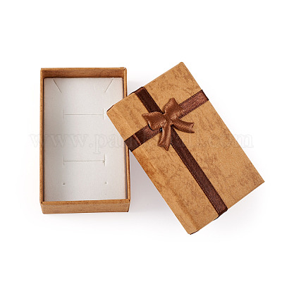 Картон комплект ювелирных изделий коробки CON-TAC0013-04B-1