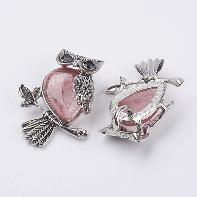 Арбуз камень стеклянные подвески X-G-E442-01G-1