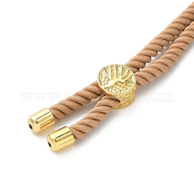 Изготовление браслетов из хлопка KK-F758-03-01-G-1