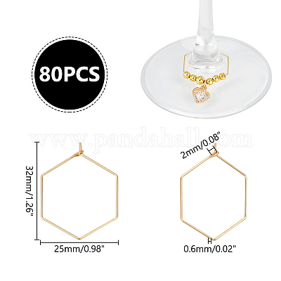 80 шт. фурнитура для сережек-колец из нержавеющей стали 316 STAS-UN0056-79-1