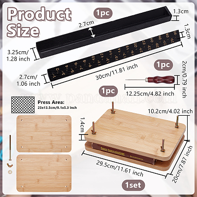 Деревянный переплетный инструмент для штамповки TOOL-OC0002-10-1