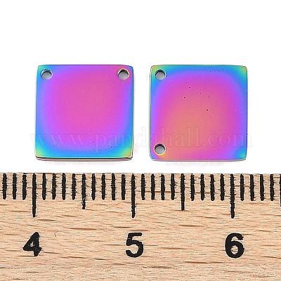 Ионное покрытие (ip) 304 нержавеющая сталь штамповка пустые бирки подвески STAS-I311-16A-RC-1