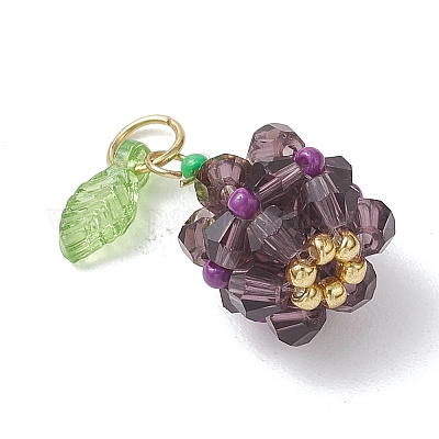 Стеклянные подвески&nbsp;PALLOY-MZ01248-02-1