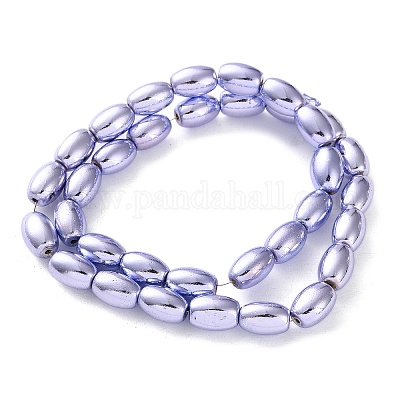 Гальванические нити синтетических магнитных гематитовых бусин G-C248-I01-8x12mm-1