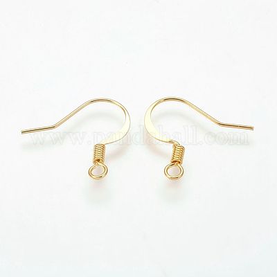 Латунные французские крючки для серег X-KK-Q366-G-NF-1