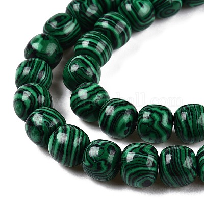 Синтетического малахита бисер нитей G-T138-141-1