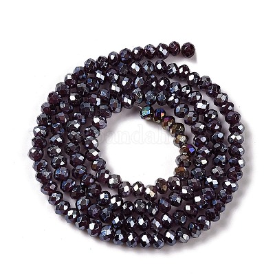 Запекание гальванических нитей стеклянных бусин DGLA-A039-J4mm-B22-1