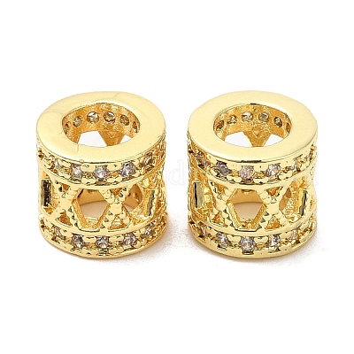 Стойки обшивки латунь кубического циркония европейский шариков KK-R147-08G-1