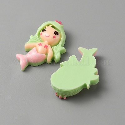 Непрозрачные кабошоны из смолы CRES-WH0013-20E-1