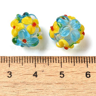 Бусины лэмпворк  LAMP-B025-03B-19-1