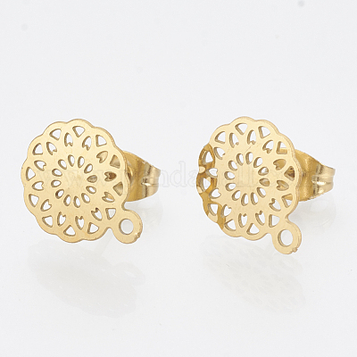 Фурнитура для сережек-гвоздиков из нержавеющей стали 304 X-STAS-S079-36A-1