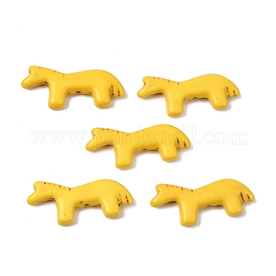 Синтетические бирюзовые бусины&nbsp;G-B158-01F-1