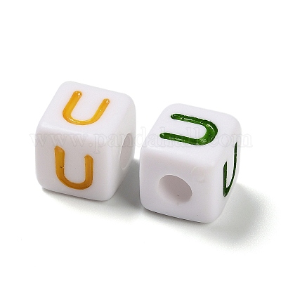 Непрозрачные акриловые бусины OACR-I022-01U-1