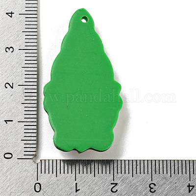 Подвески из полимерной глины ко Дню Святого Патрика ручной работы CLAY-E008-02C-1