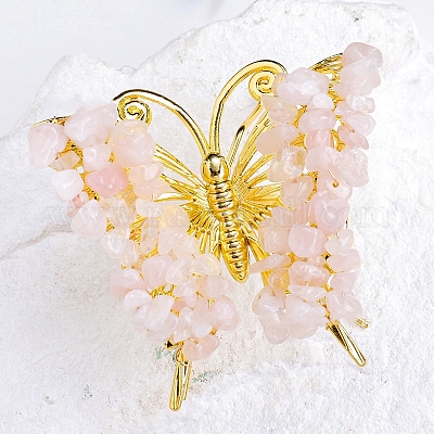 Необработанные натуральные кристаллы розового кварца PW-WG29201-03-1