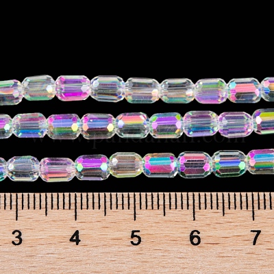 Стеклянные бусины с гальваническим покрытием  EGLA-D031-01-01-1