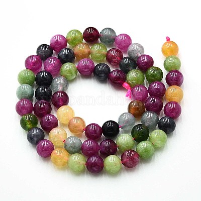 Природного кварца нитей бисера G-N355-6mm-35-1