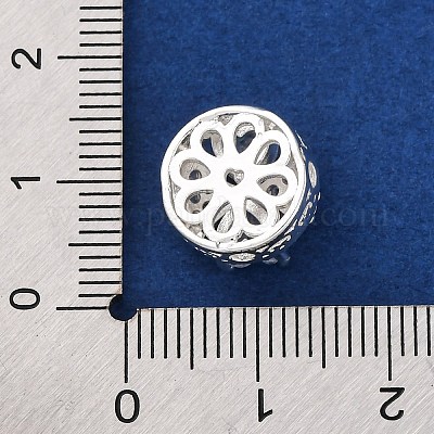 Стойки обшивки латунь микро проложить кубического циркония бусы KK-Z082-04S-1