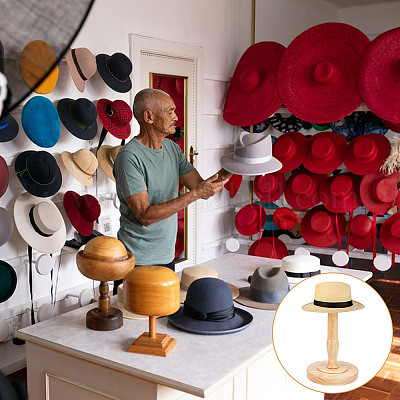 Porta cappelli a forma di cupola in legno all'ingrosso It