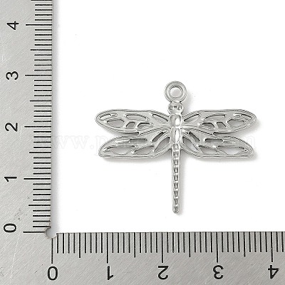 Подвески в виде стрекоз из нержавеющей стали 304 STAS-S186-08D-P-1