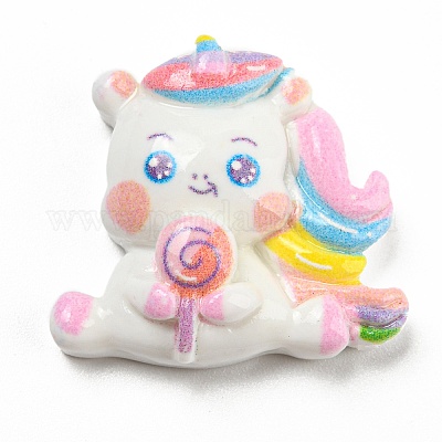 Непрозрачные кабошоны из смолы RESI-Q220-02E-1