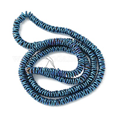 Гальванические нити из синтетических немагнитных гематитовых бусин G-H020-M01-09-1