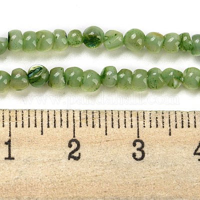 Нити натуральных бусин BSHE-Z005-03E-1