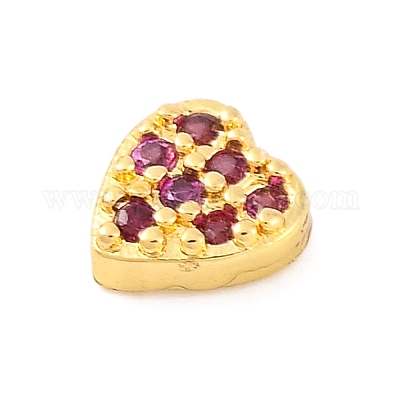 Покрытие стойки латунь микро паве прозрачные кабошоны из кубического циркония KK-F874-02G-07-1