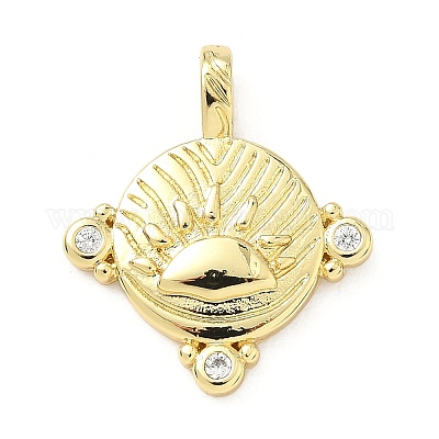 Кулон из циркония&nbsp;KK-Z120-53G-1